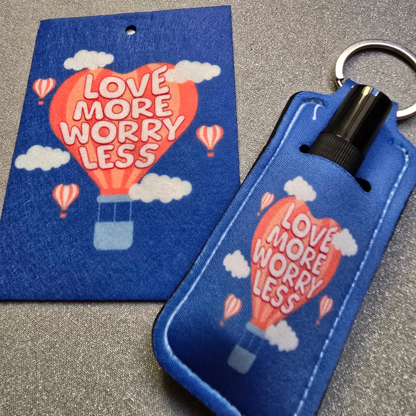 Love more Worry less - Car Air Freshener