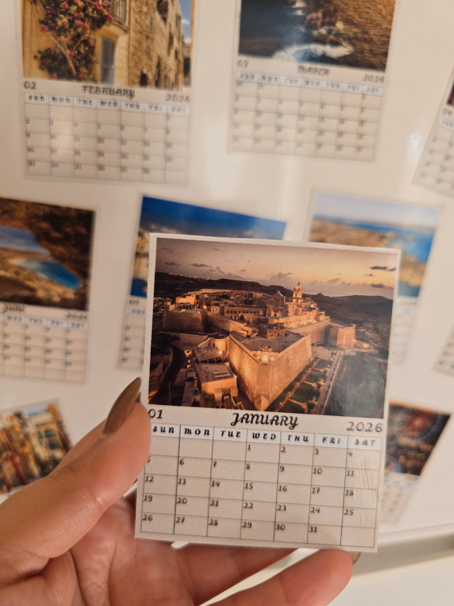 Personalized Calendar Magnets 2026