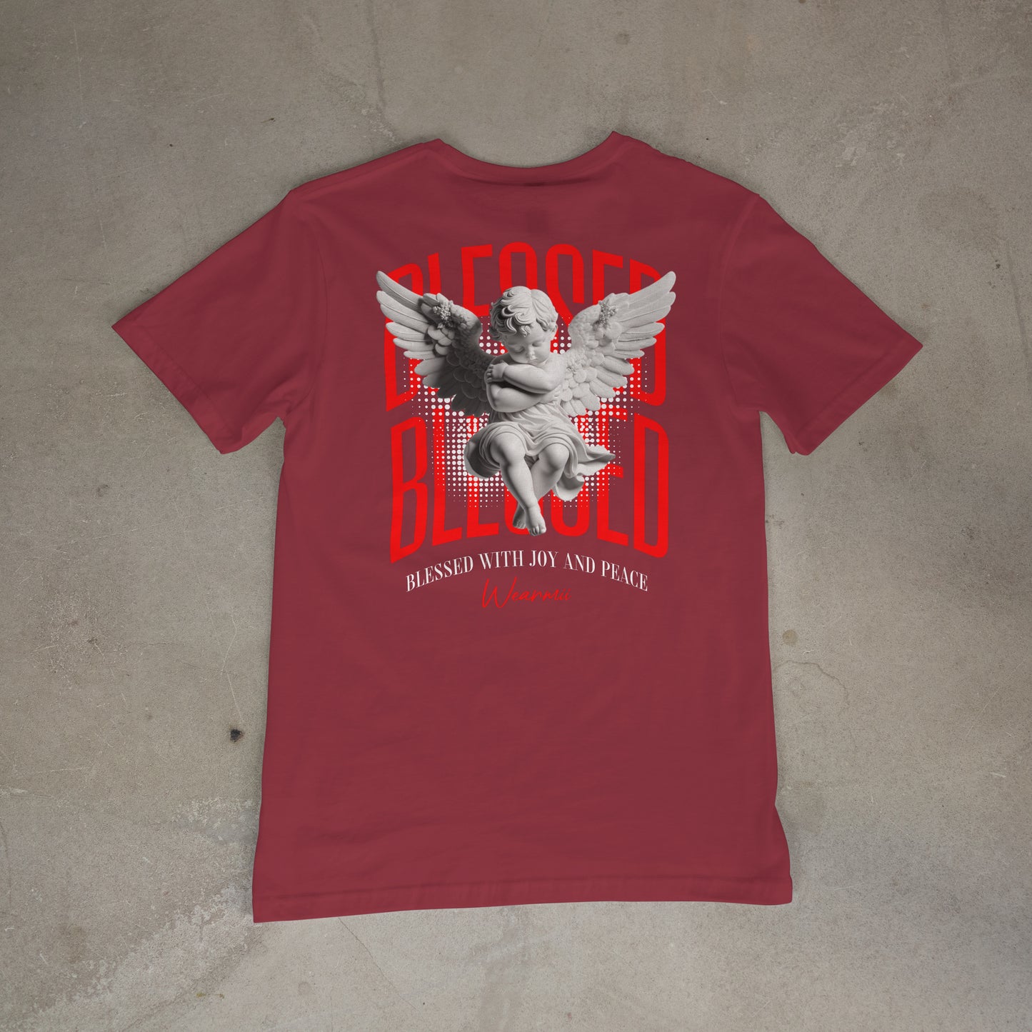Blessed Angel (red & white)