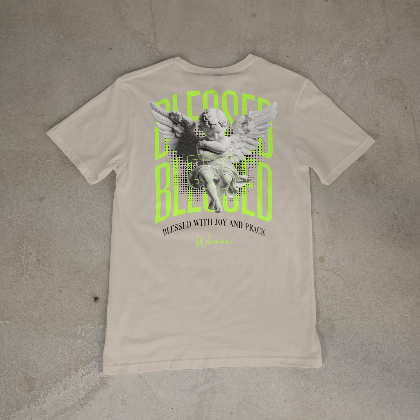 Blessed Angel (green & black)