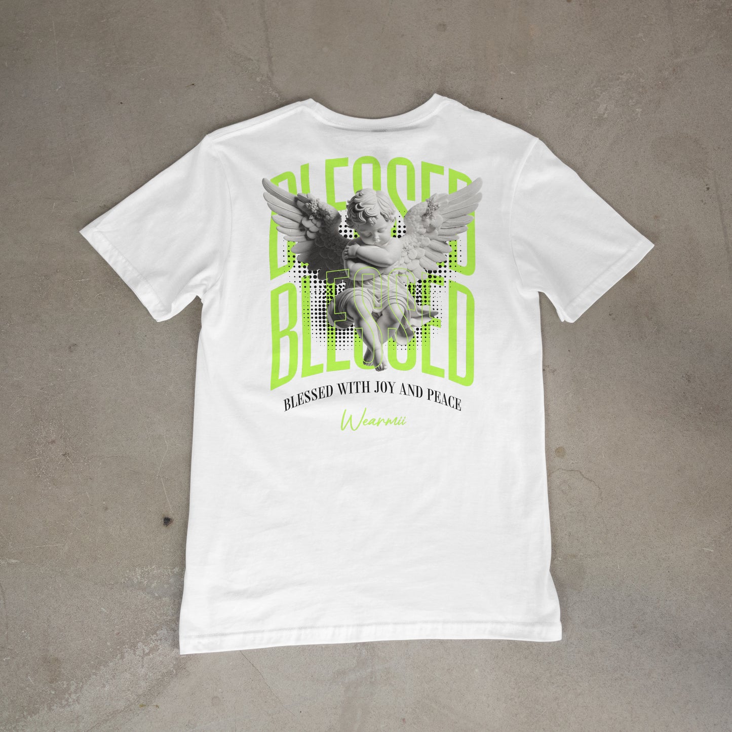 Blessed Angel (green & black)