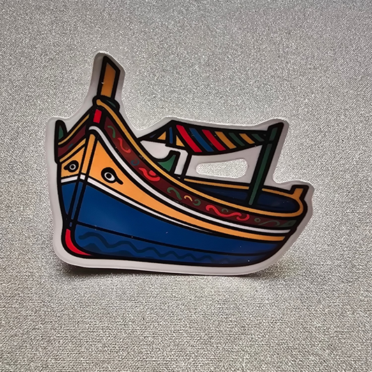 Luzzu boat Waterproof Sticker