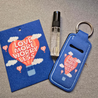 Love more Worry less - Car Air Freshener