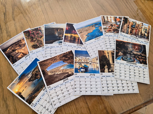 Personalized Calendar Magnets 2026