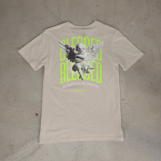 Blessed Angel (green & white)